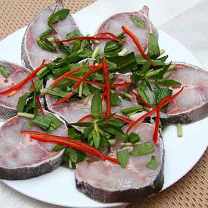 Cá bớp hấp